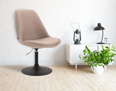 Stuhl Maverick B Stoff - taupe