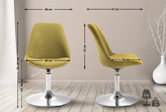 Stuhl Maverick C Stoff - grün