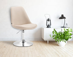 Stuhl Maverick C Stoff - creme