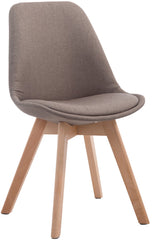 Besucherstuhl Borneo V2 Natura Stoff - taupe