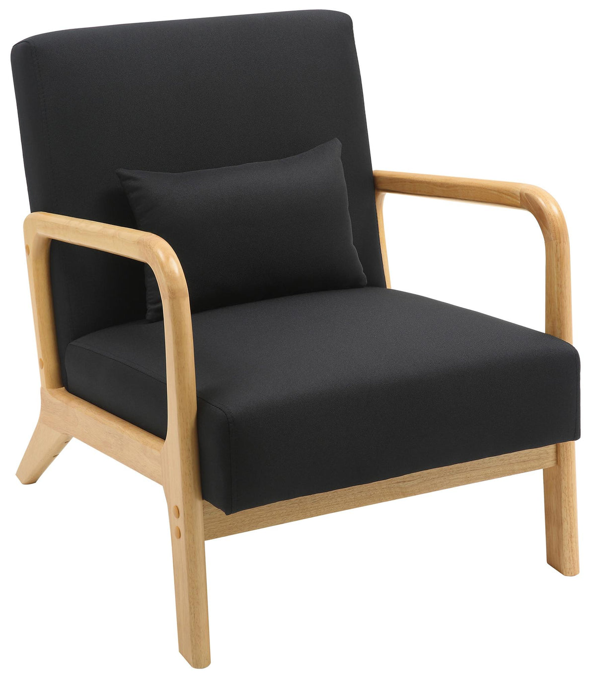 Sessel Hibbing Stoff - schwarz