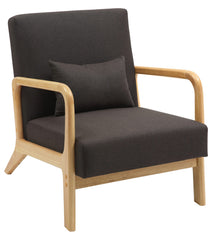 Sessel Hibbing Stoff - braun