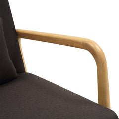 Sessel Hibbing Stoff - braun