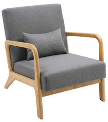 Sessel Hibbing Stoff - hellgrau