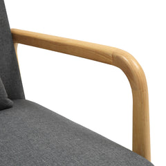 Sessel Hibbing Stoff - dunkelgrau