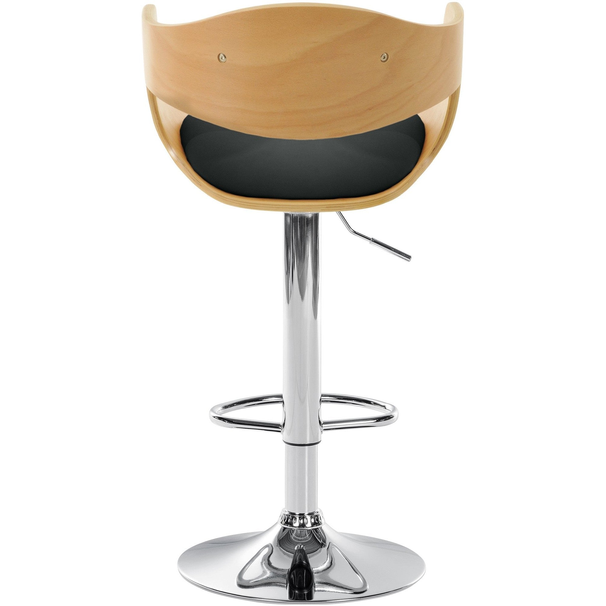 Barhocker Kingston C - natura/schwarz - InfinityMarket
