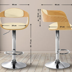 Barhocker Kingston C - natura/creme - InfinityMarket