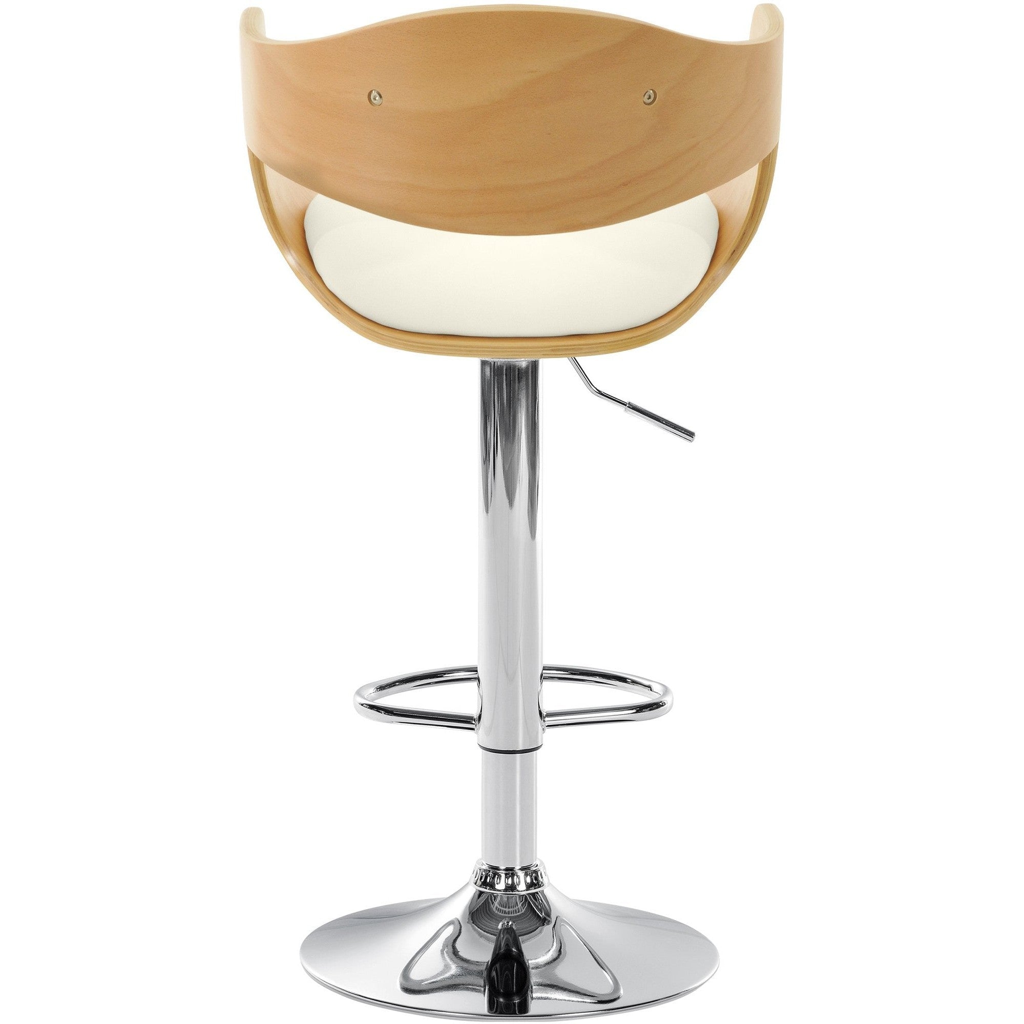 Barhocker Kingston C - natura/weiß - InfinityMarket