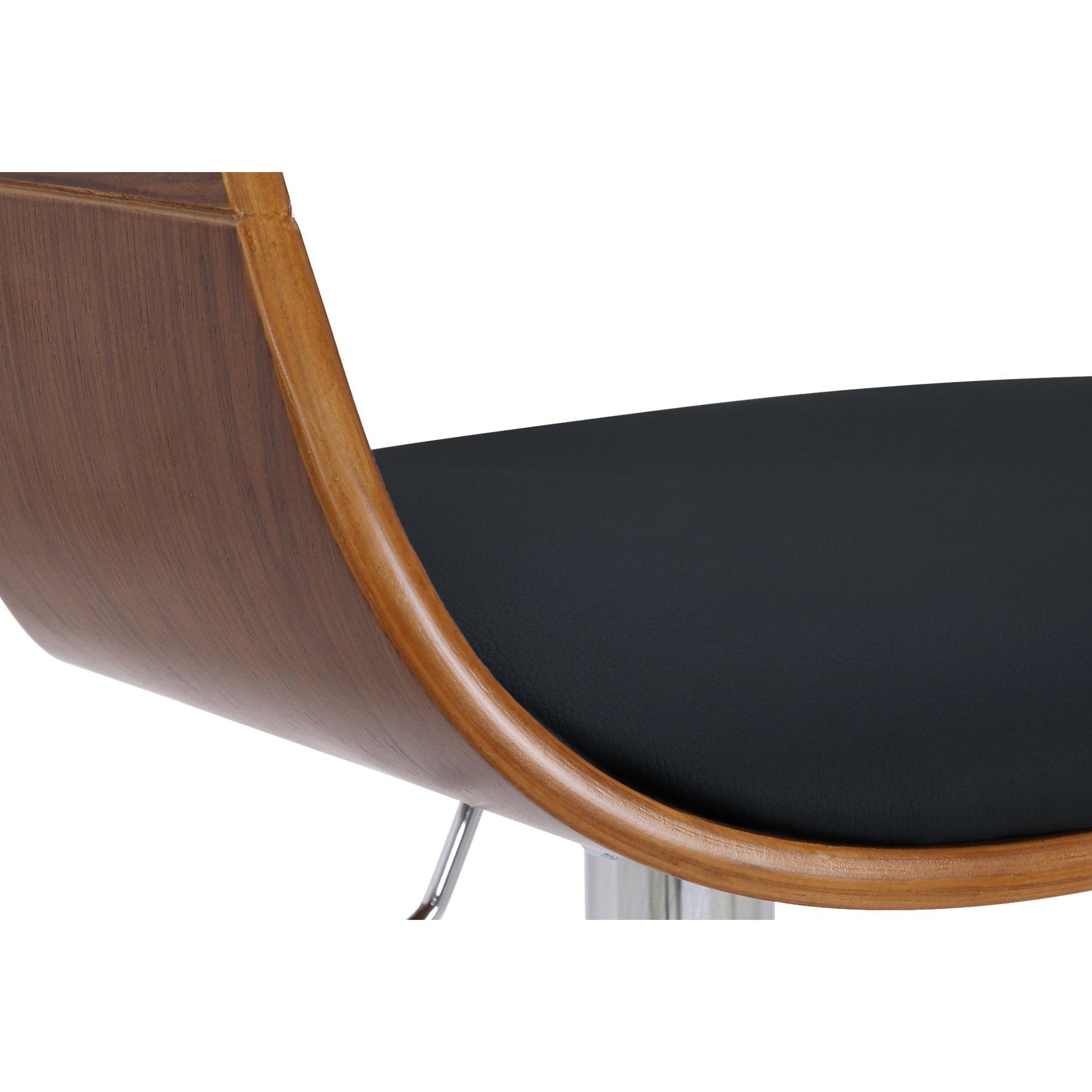 Barhocker Kingston C - walnuss/schwarz - InfinityMarket