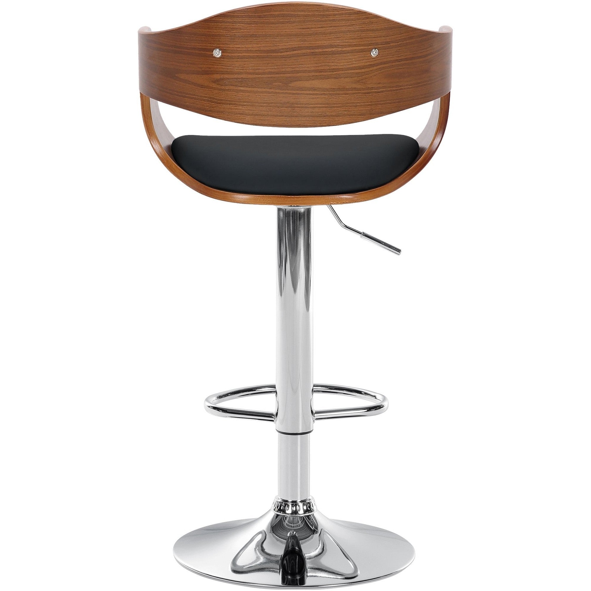 Barhocker Kingston C - walnuss/schwarz - InfinityMarket