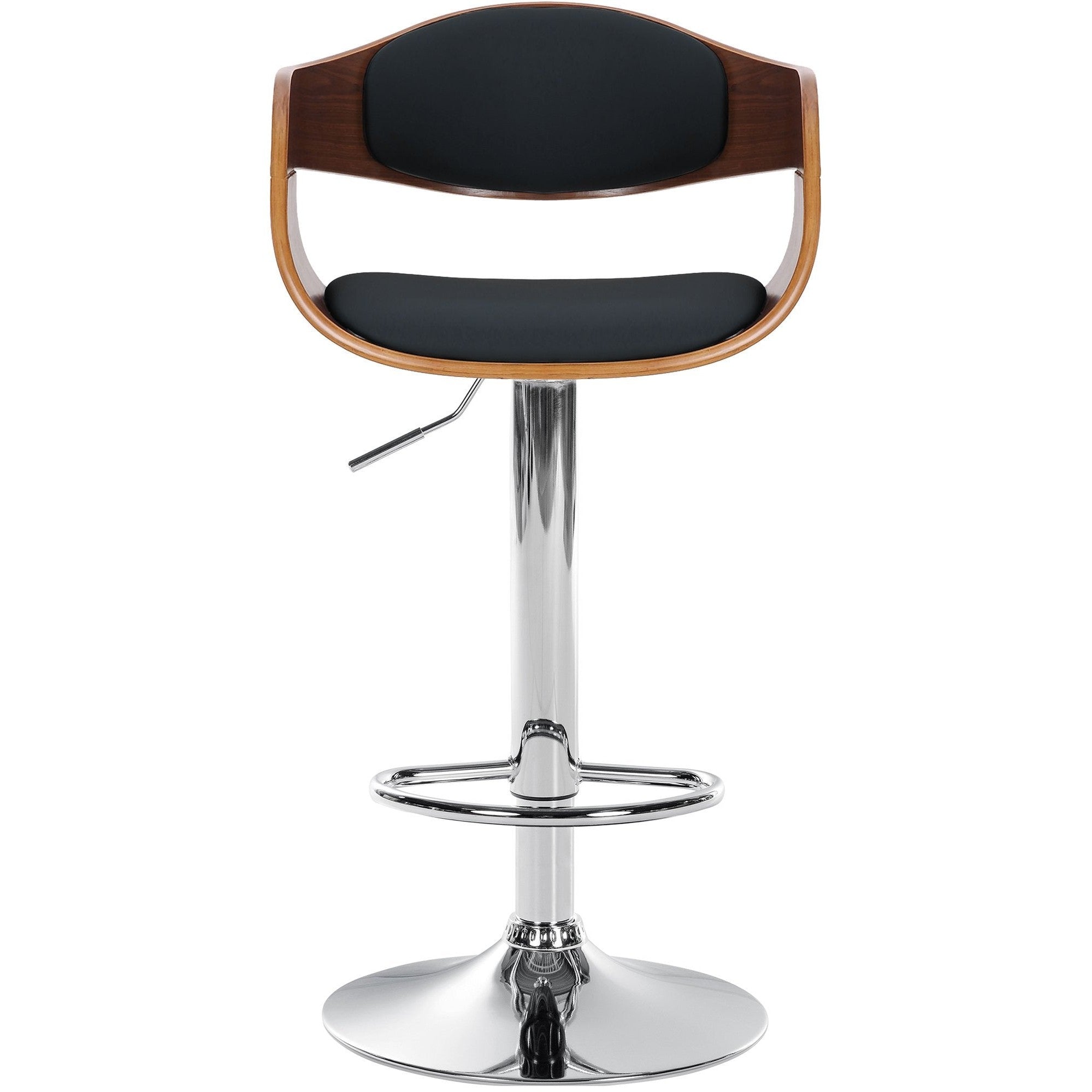 Barhocker Kingston C - walnuss/schwarz - InfinityMarket