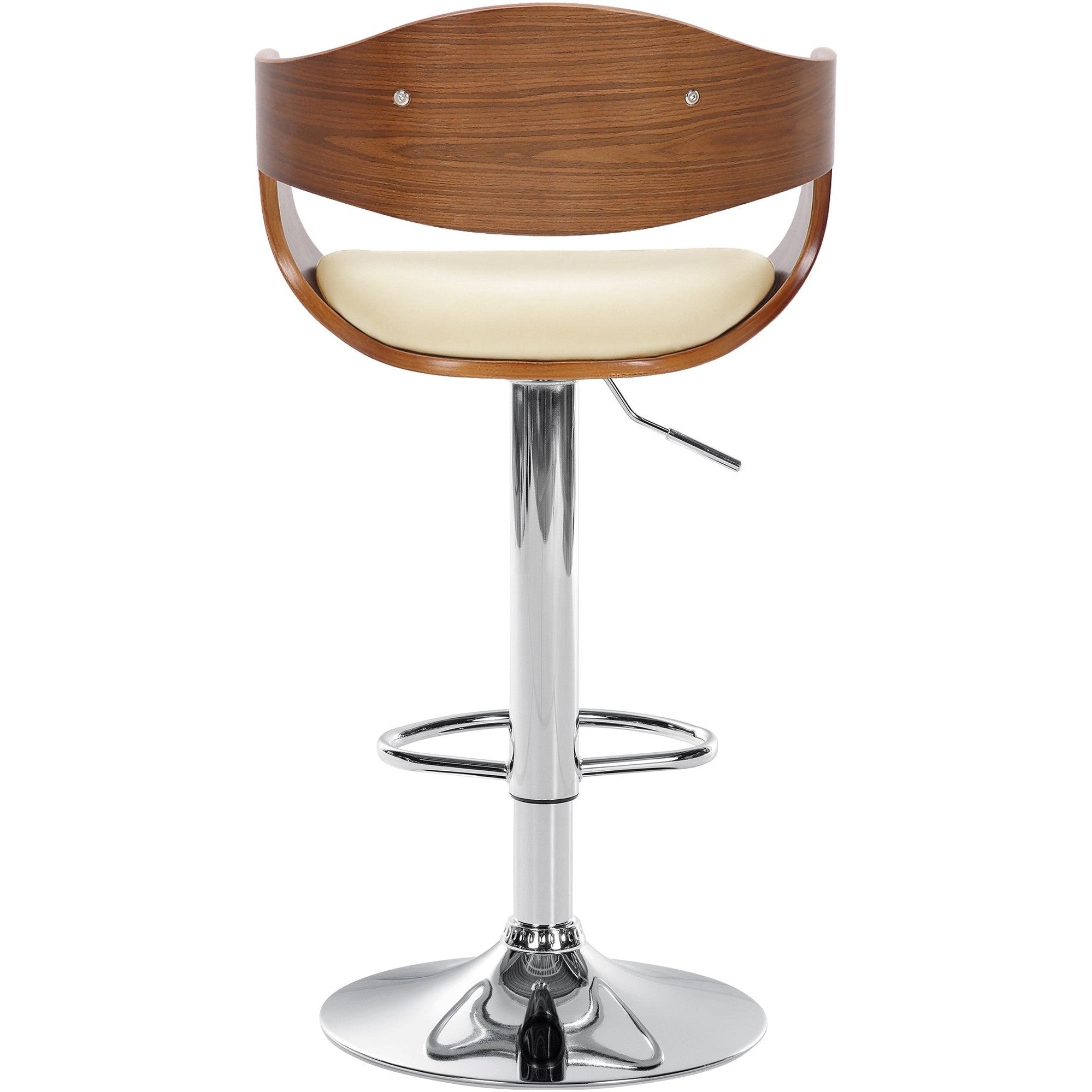 Barhocker Kingston C - walnuss/creme - InfinityMarket