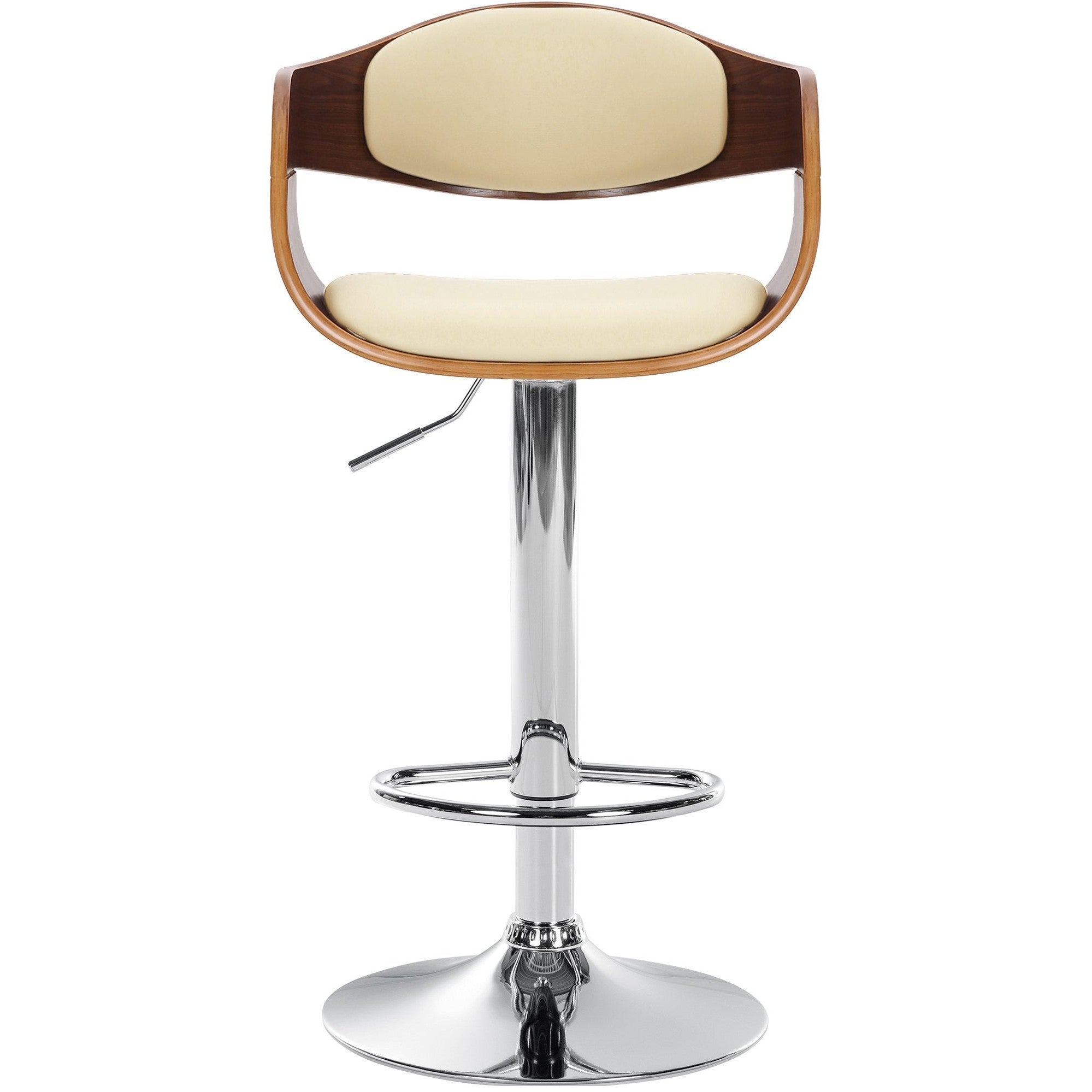 Barhocker Kingston C - walnuss/creme - InfinityMarket