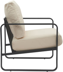 Lounger Manea Kunstleder - creme