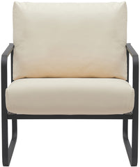 Lounger Manea Kunstleder - creme