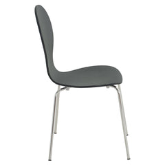 Set di 2 sedie da riunione Diego nere, impilabili, dal design classico e versatile, perfette per ogni ambiente lavorativo.