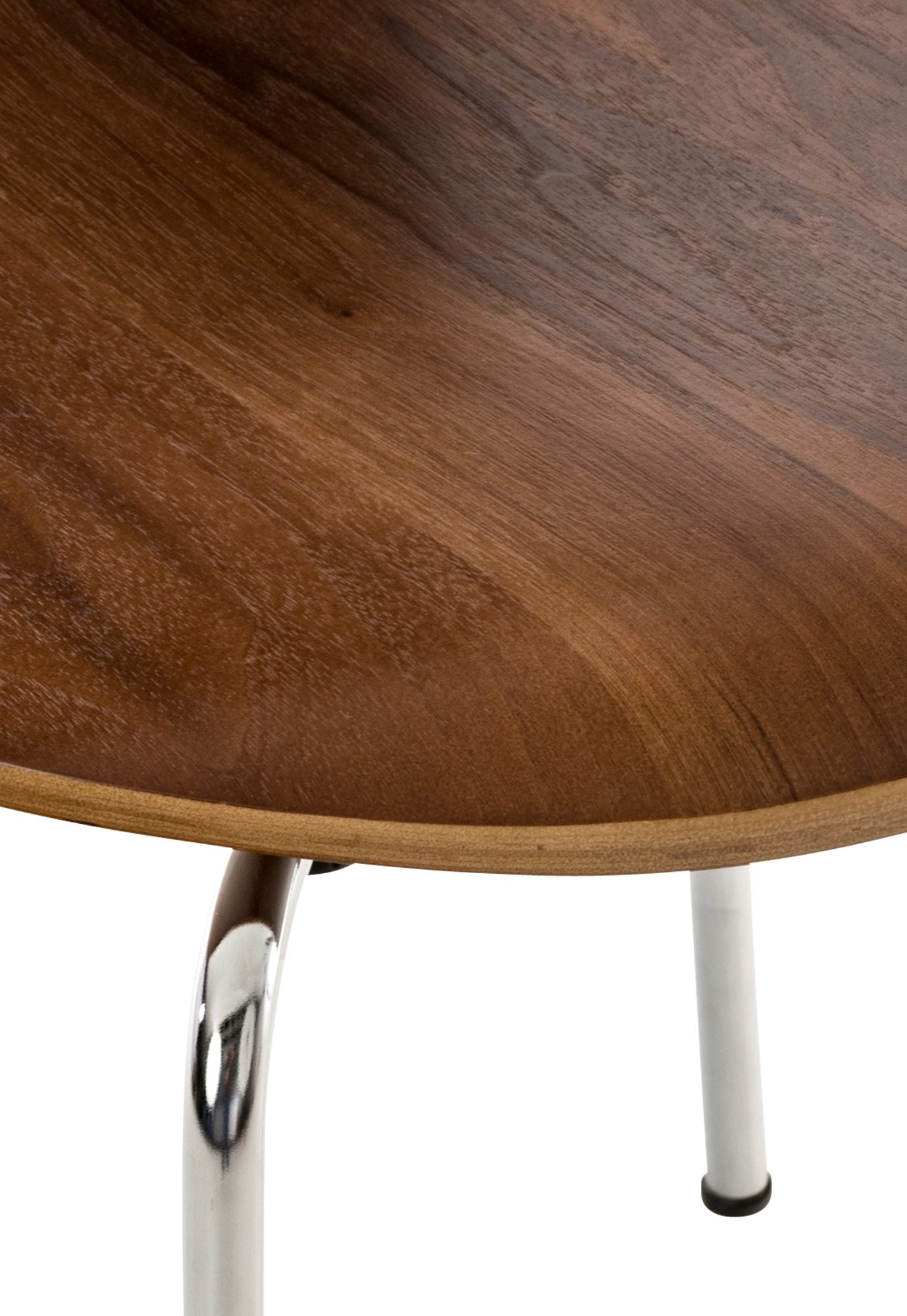 Set di 2 sedie da riunioni Diego in noce, design classico e impilabile, perfette per uffici e spazi di lavoro.