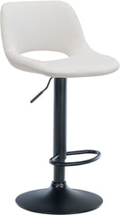 Barhocker Camden Samt schwarz - creme