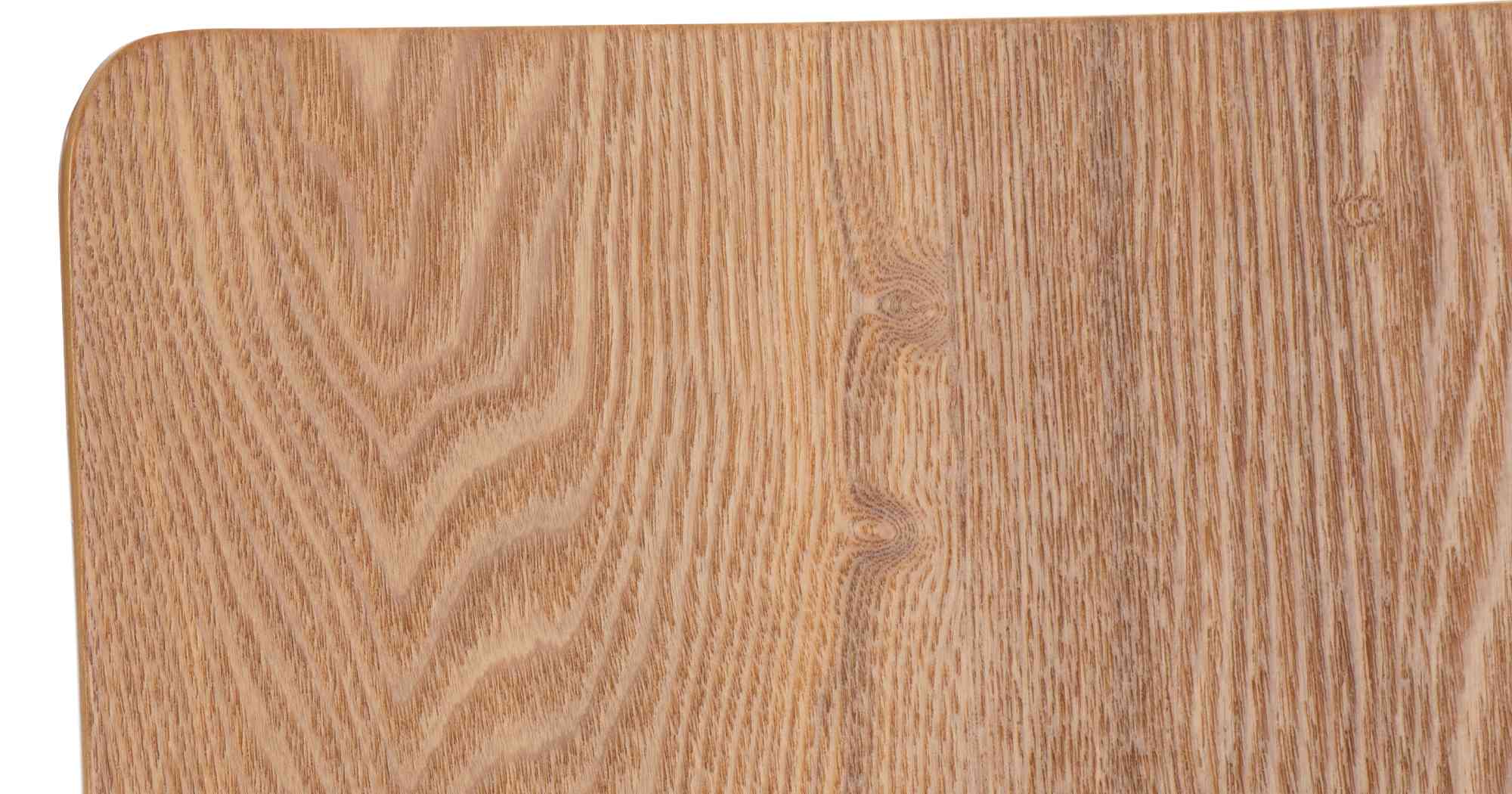 Set di 2 sedie visitatore Pepe in legno di quercia, perfette per sale d'attesa e eventi professionali.
