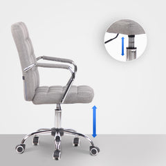 Bürostuhl Terni Stoff - grau
