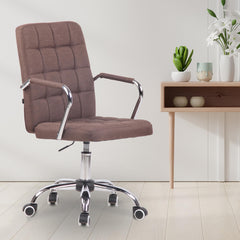 Bürostuhl Terni Stoff - braun