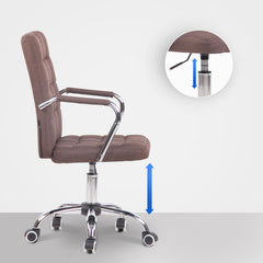 Bürostuhl Terni Stoff - braun