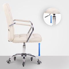 Bürostuhl Terni Stoff - creme