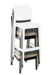 4er Set Barhocker Maya - dunkelgrau