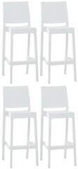 4er Set Barhocker Maya - wei�