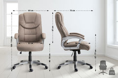 Bürostuhl Texas V2 Stoff - taupe