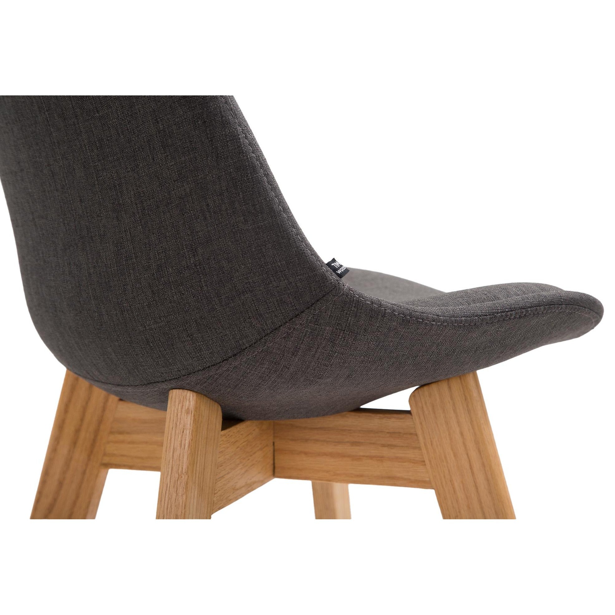 Barhocker Cannes Stoff Natura - dunkelgrau - InfinityMarket
