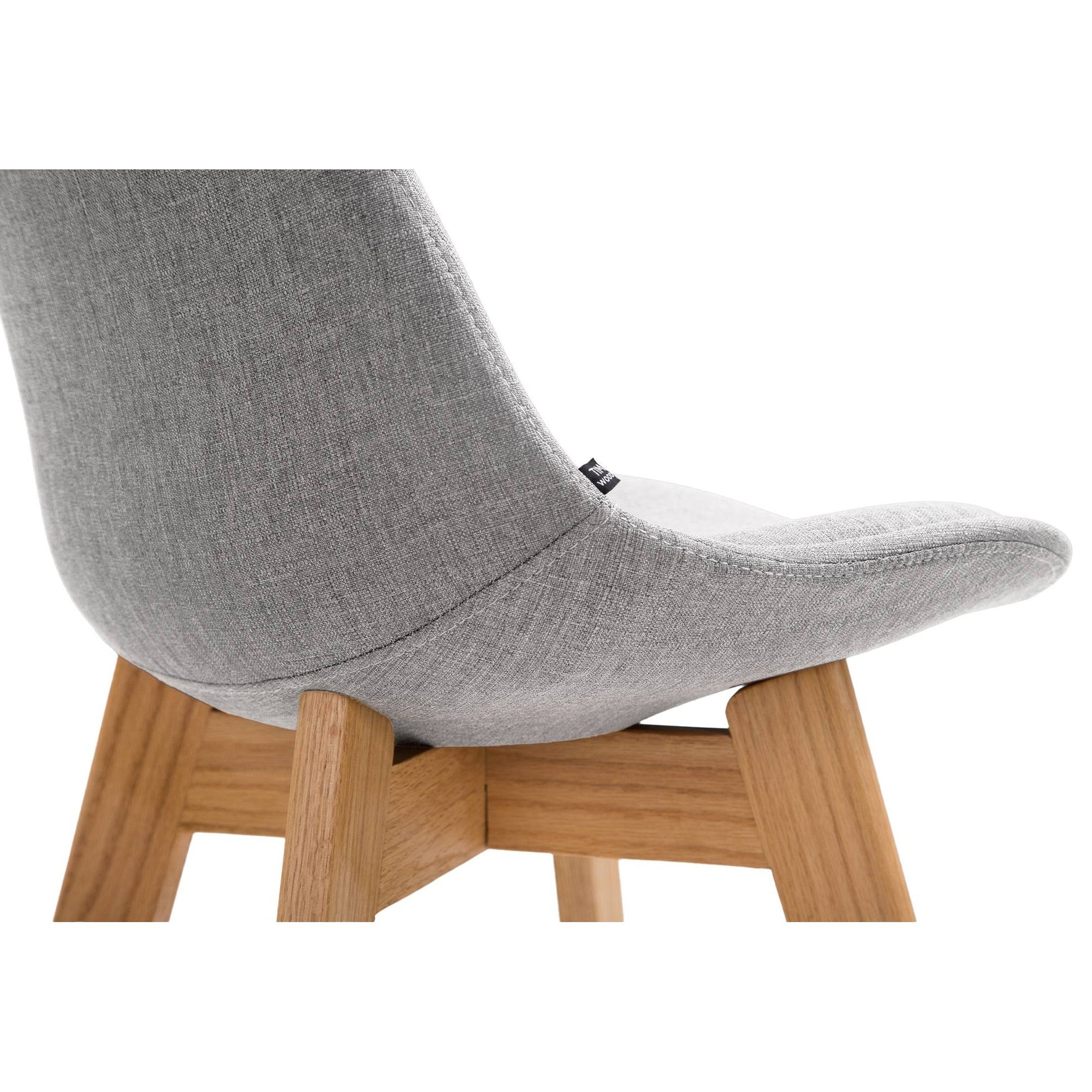 Barhocker Cannes Stoff Natura - grau - InfinityMarket