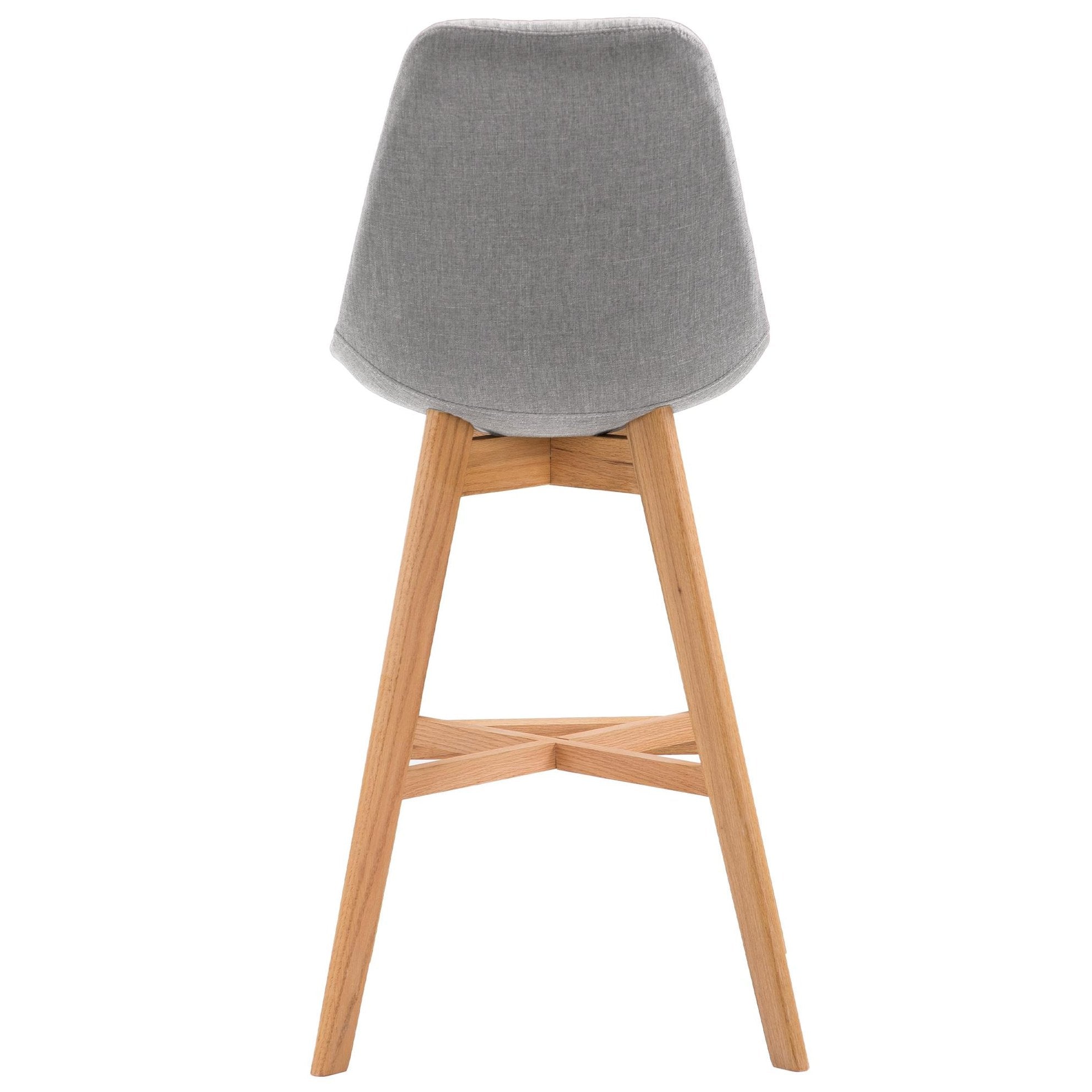 Barhocker Cannes Stoff Natura - grau - InfinityMarket