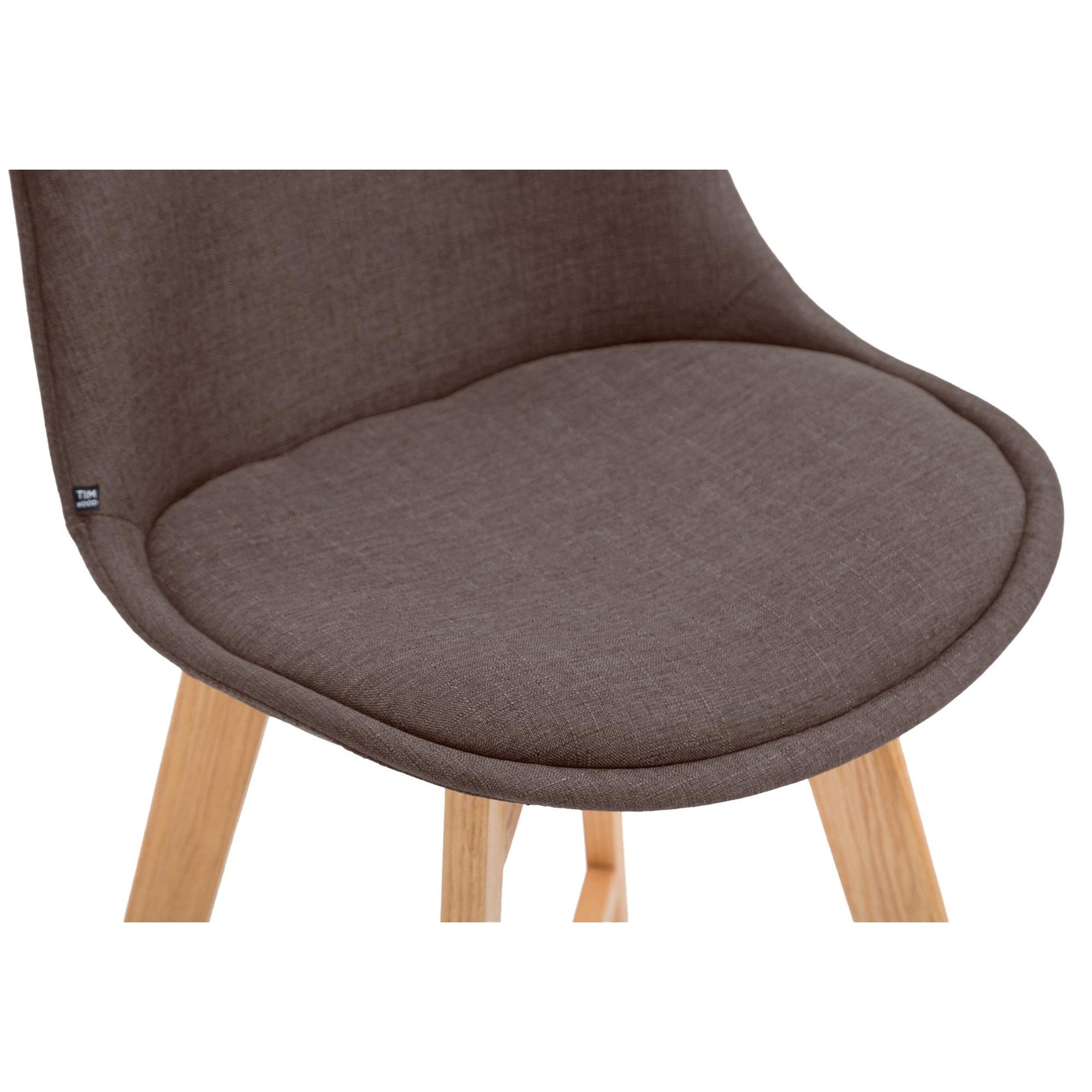 Barhocker Cannes Stoff Natura - braun - InfinityMarket