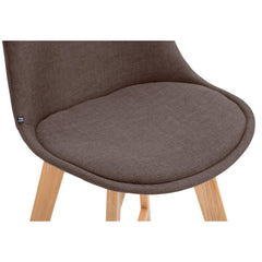 Barhocker Cannes Stoff Natura - braun - InfinityMarket