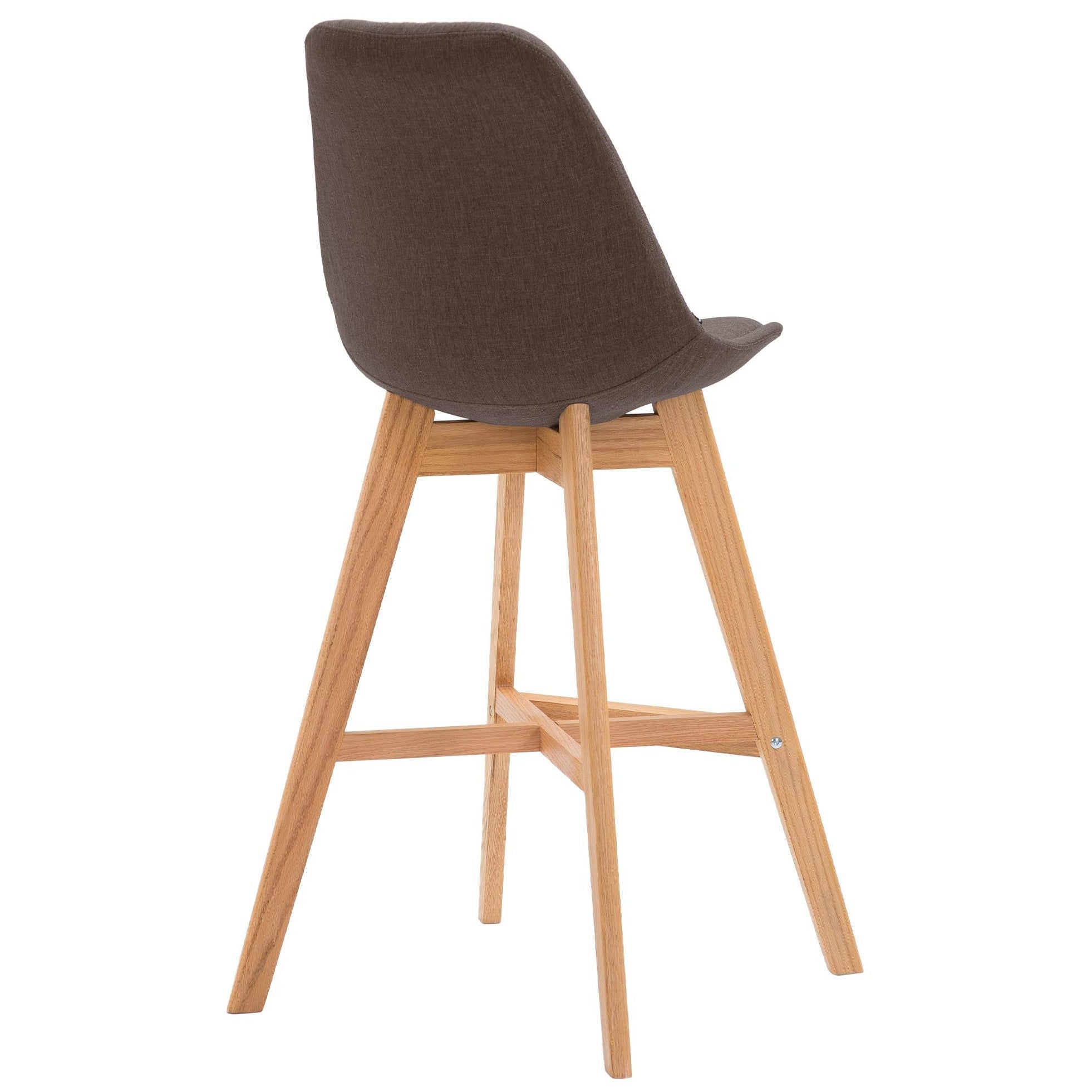 Barhocker Cannes Stoff Natura - braun - InfinityMarket