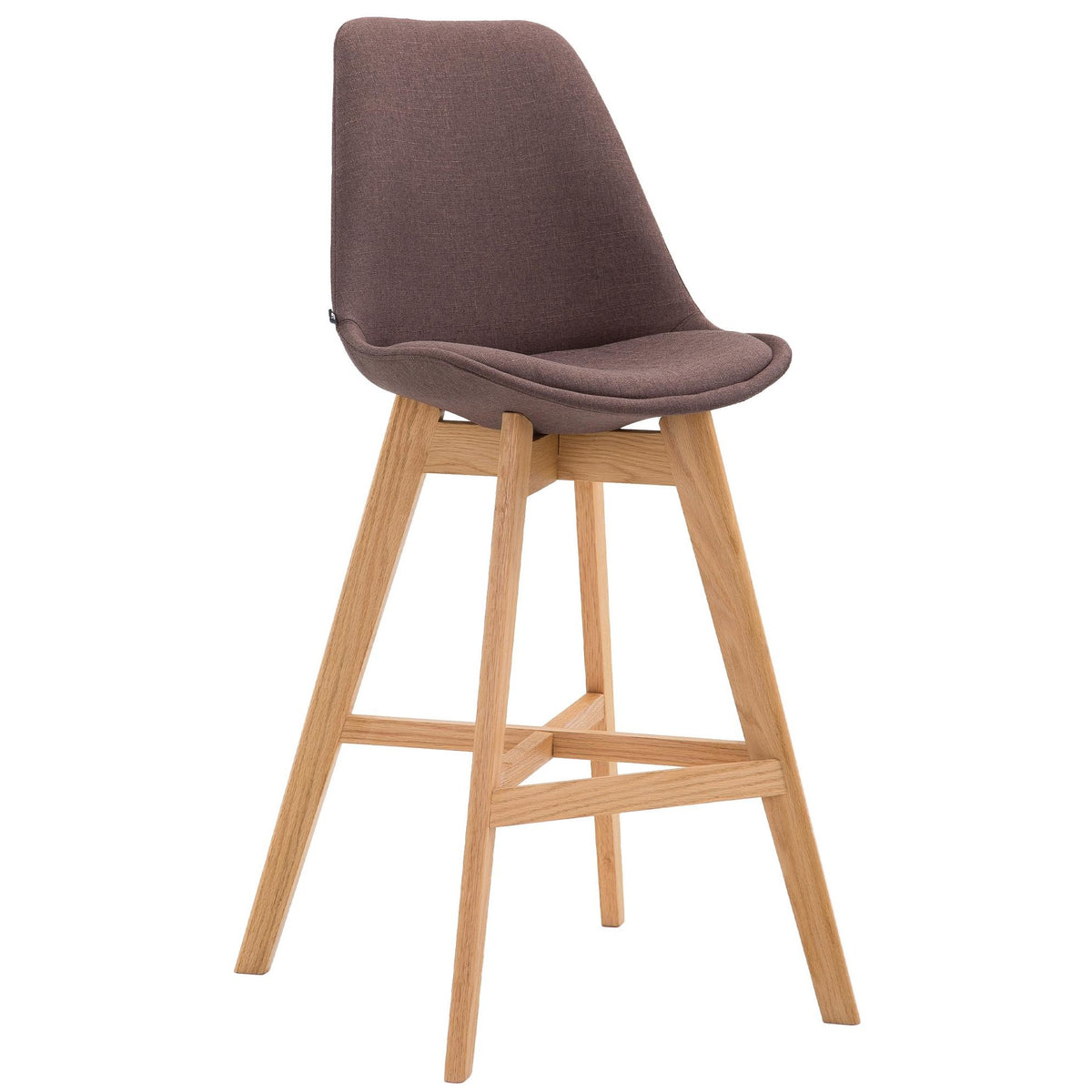 Barhocker Cannes Stoff Natura - braun - InfinityMarket
