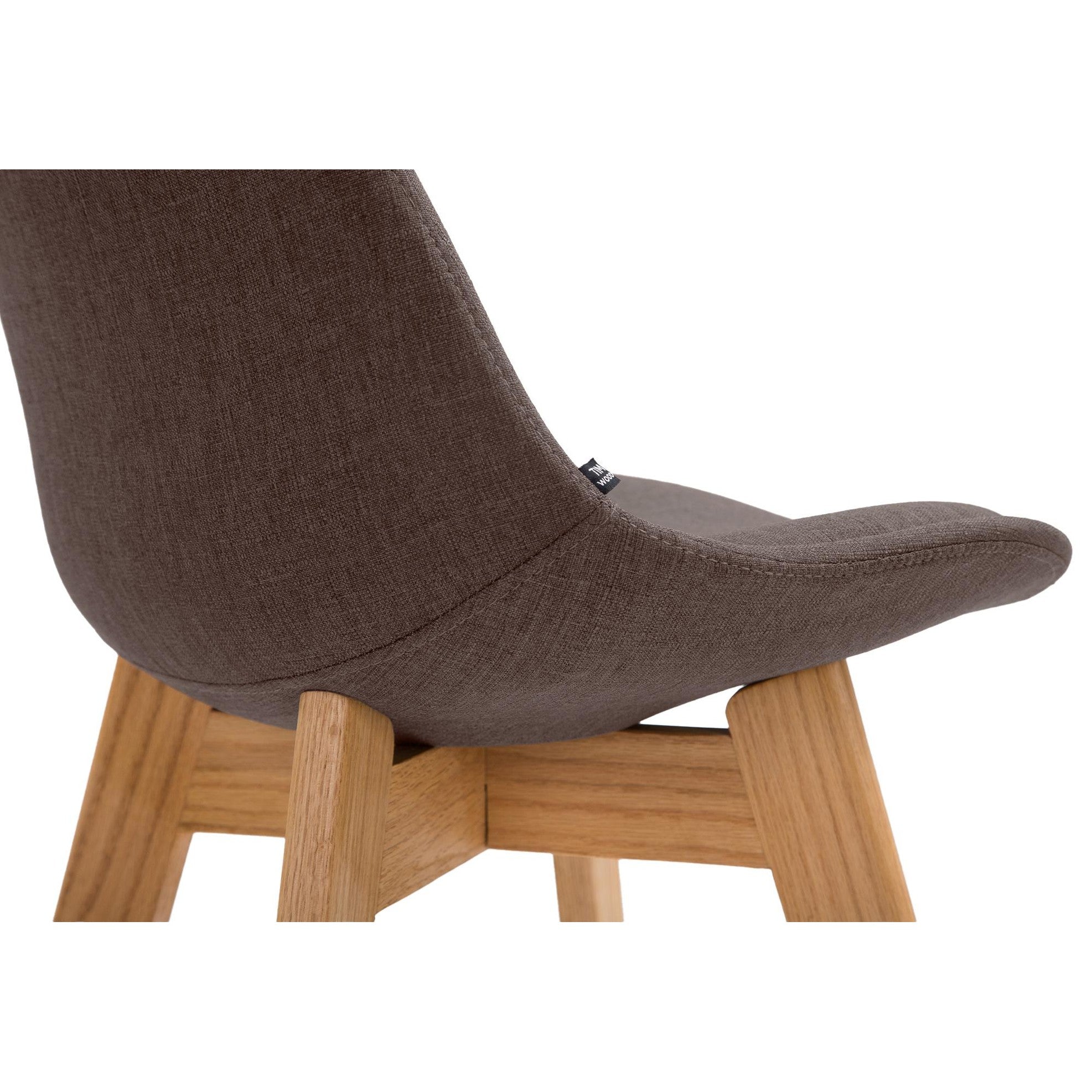 Barhocker Cannes Stoff Natura - braun - InfinityMarket