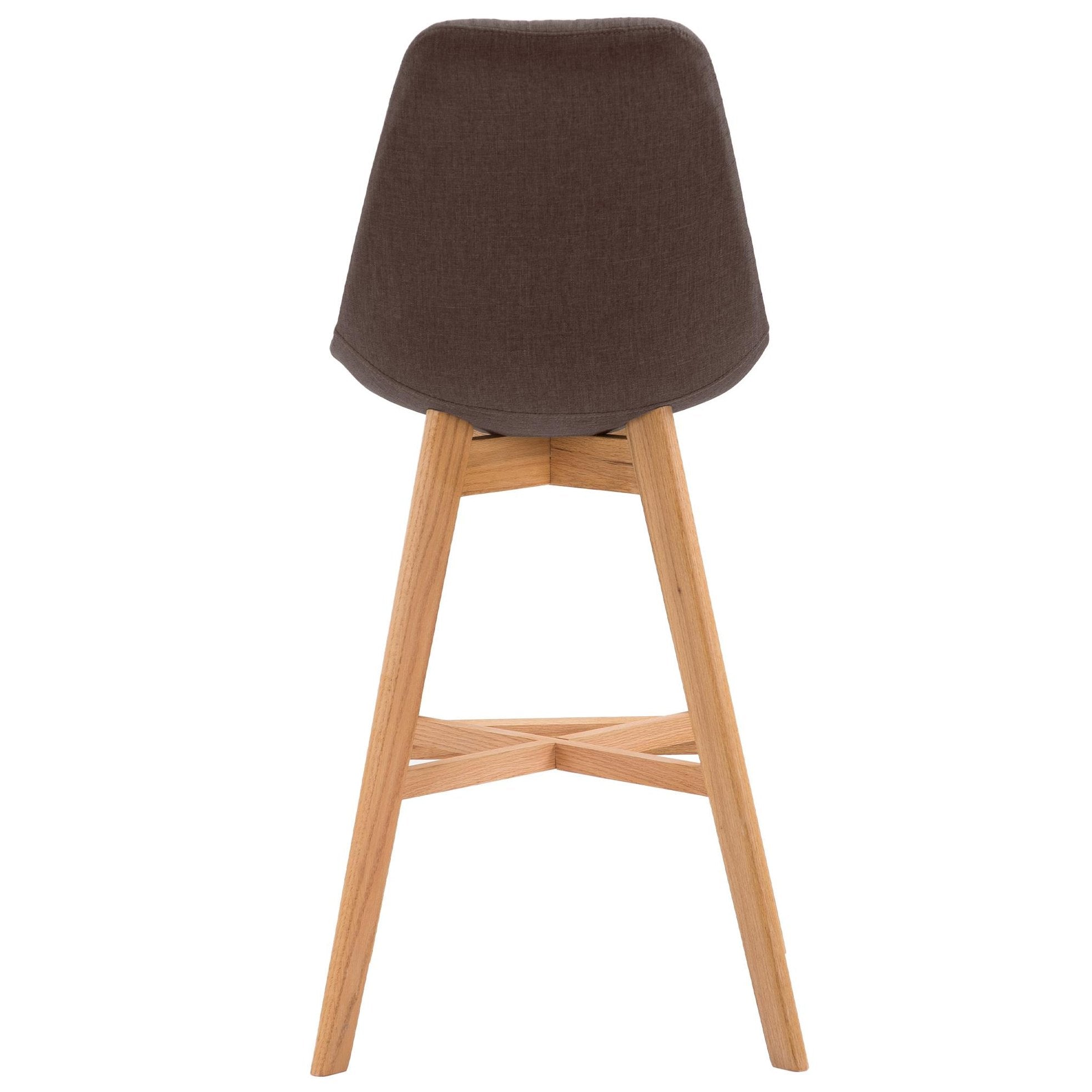 Barhocker Cannes Stoff Natura - braun - InfinityMarket