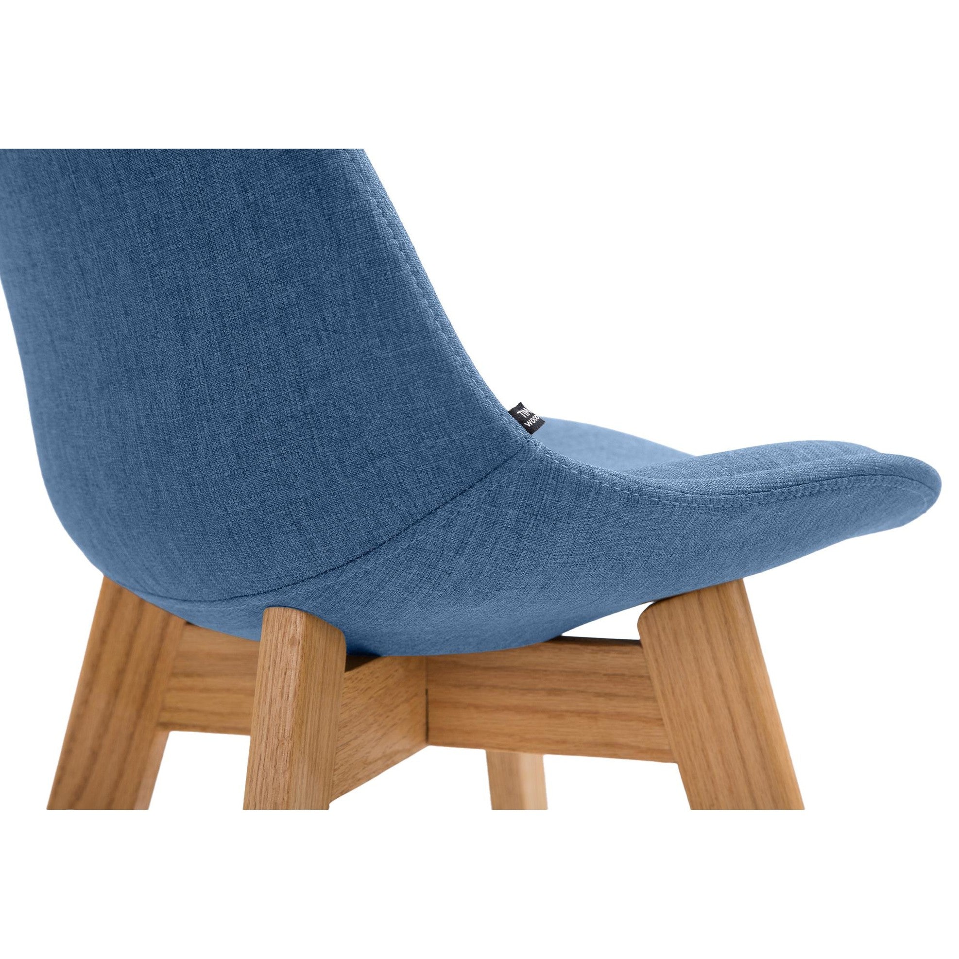 Barhocker Cannes Stoff Natura - blau - InfinityMarket