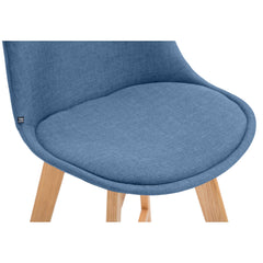 2er Set Barhocker Cannes Stoff natura - blau