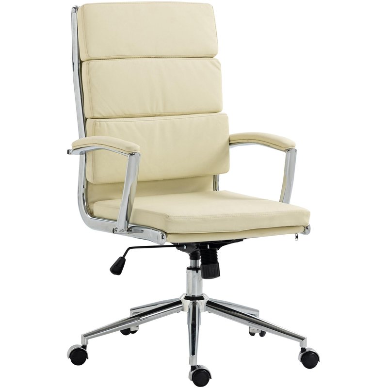 Bürostuhl Cleveland Kunstleder - creme