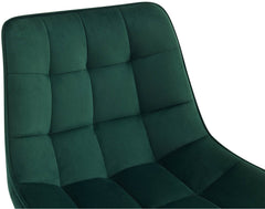 2er Set Barhocker Dartford Samt - gr�n