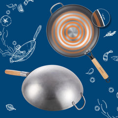 Wok Set Rund - natura