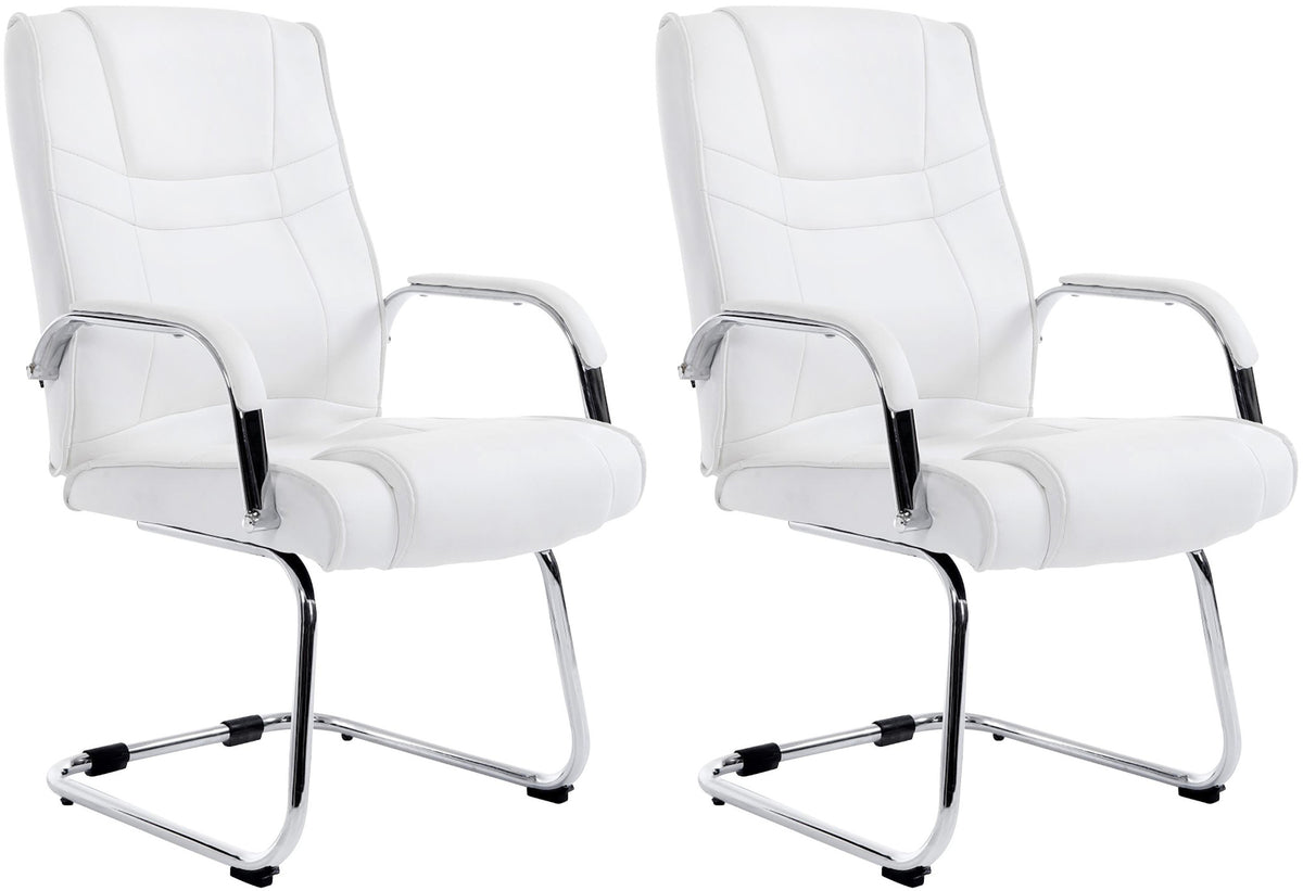 2er Set St�hle Attila - wei�
