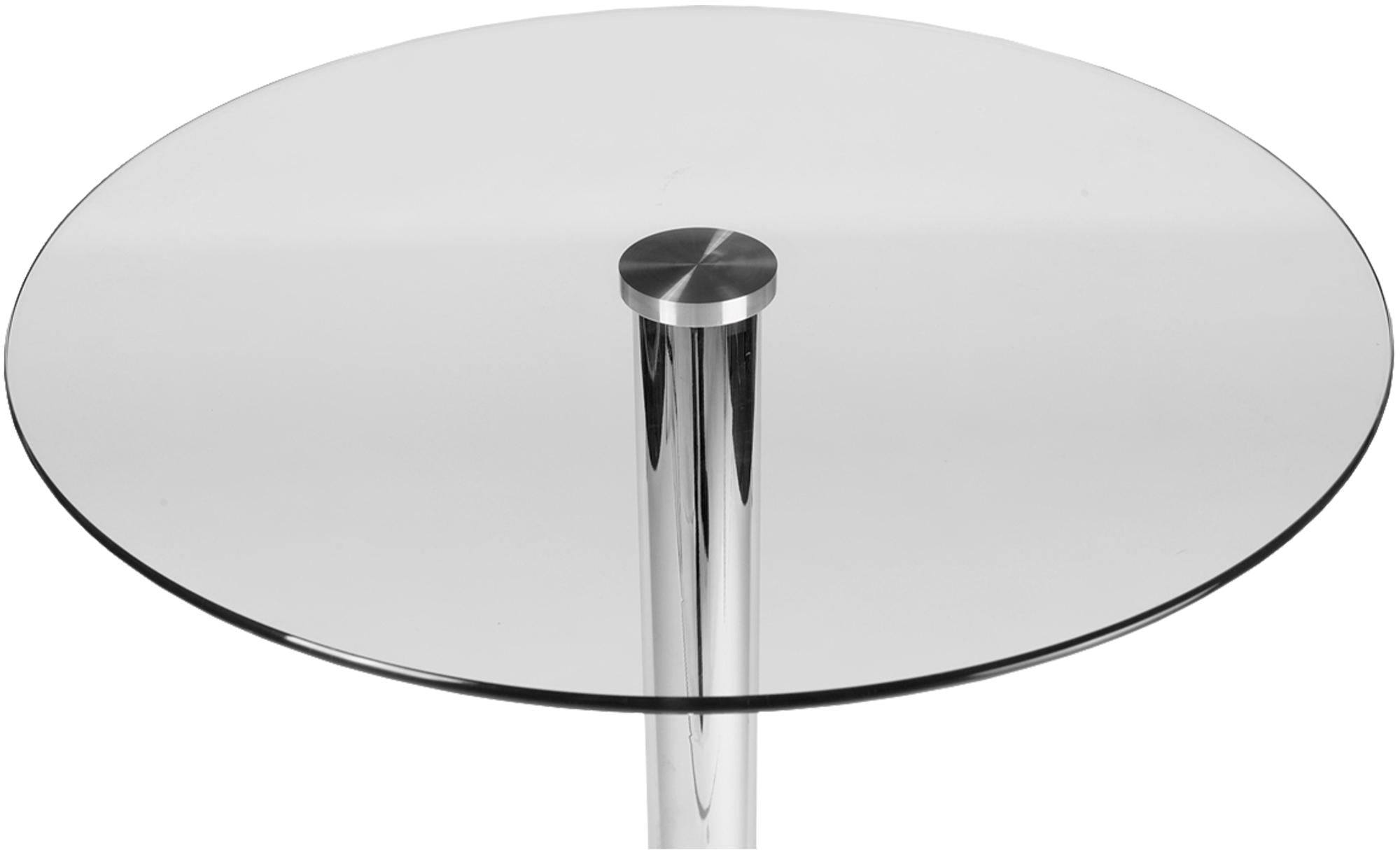 Glastisch rund 105 cm - klarglas - InfinityMarket