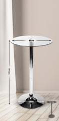 Glastisch rund 105 cm - klarglas - InfinityMarket