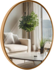Wandspiegel Elsie M - gold matt