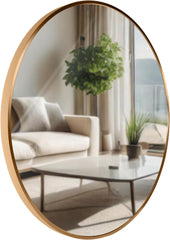 Wandspiegel Elsie L - gold matt