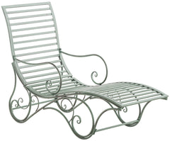 Gartenliege Amiens - antik-grün